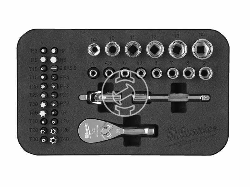 Milwaukee racsnis dugókulcs készlet 39 db