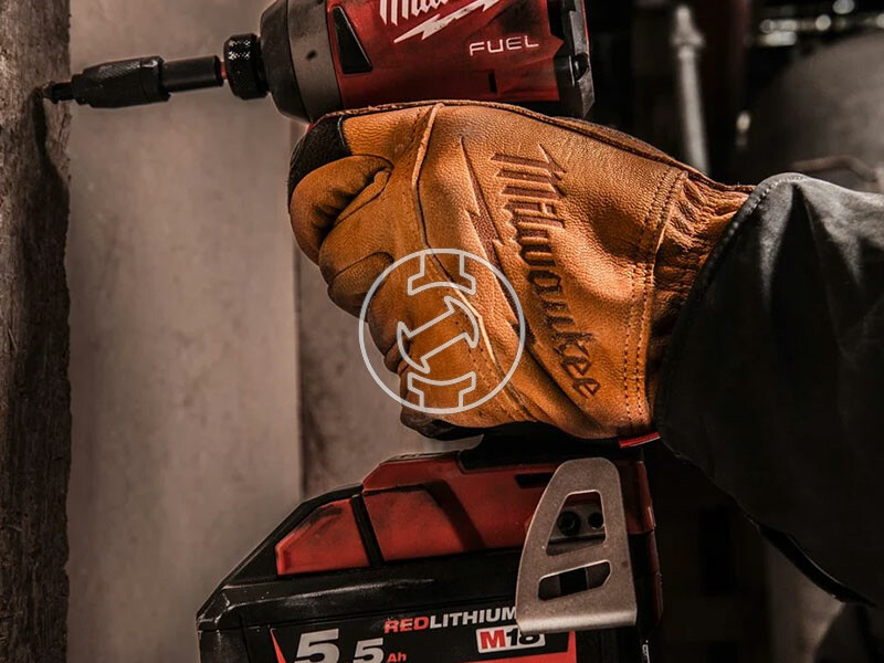 Milwaukee S/7-es bőr védőkesztyű