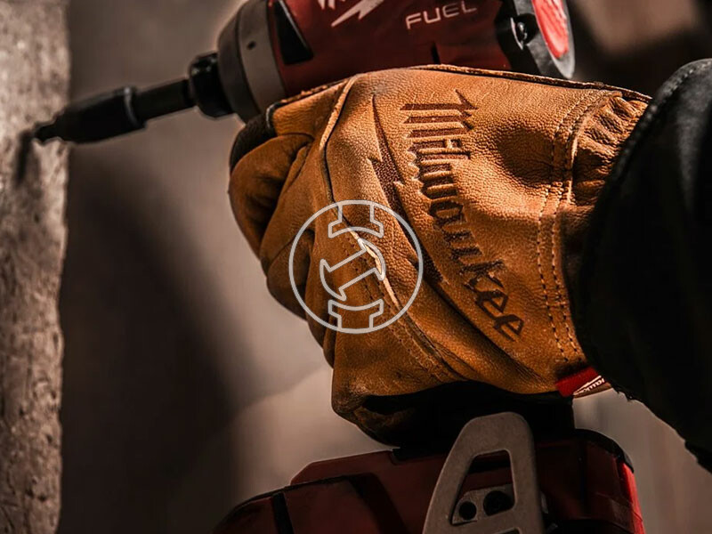 Milwaukee S/7-es bőr védőkesztyű