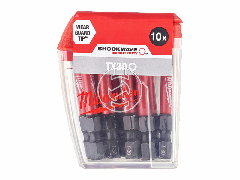 Milwaukee Shockwave CD TX30 50 mm-es furatos Torx behajtóbit 10 db