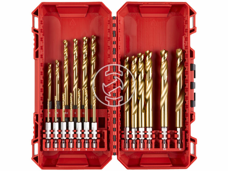 Milwaukee Shockwave hSS-G fémfúró készlet 2 - 10 mm 19 db