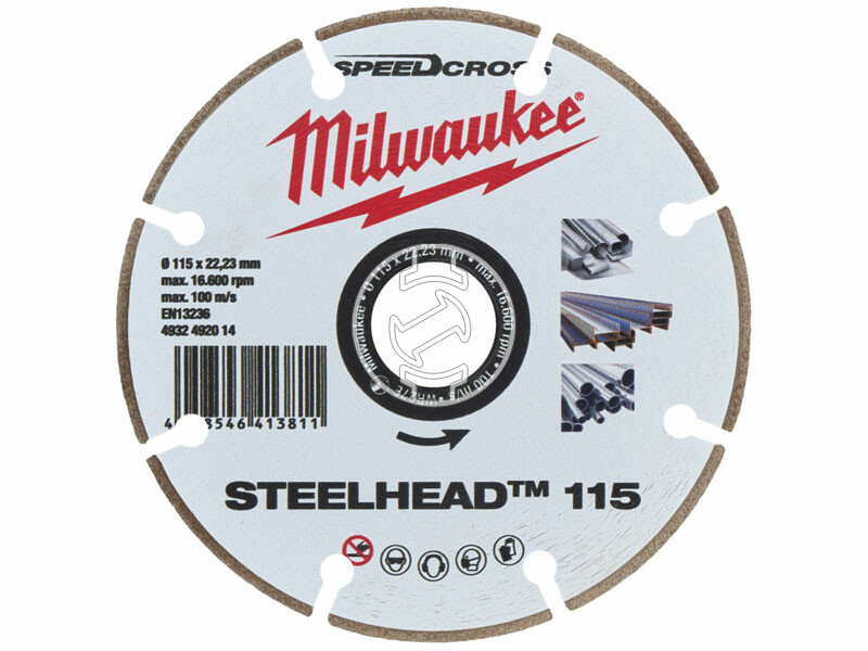 Milwaukee STEELHEAD 115mm gyémánt vágótárcsa