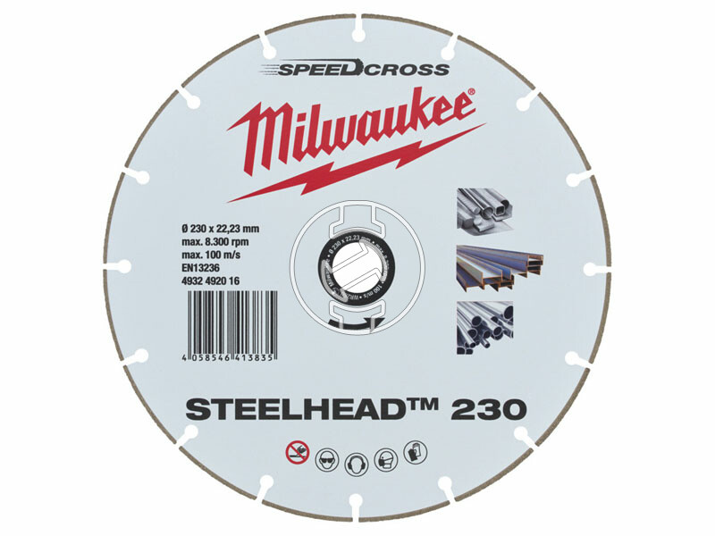 Milwaukee STEELHEAD 230mm gyémánt vágótárcsa
