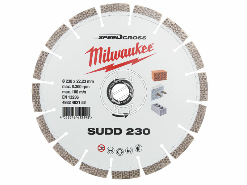 Milwaukee SUDD 230 mm gyémánt vágótárcsa