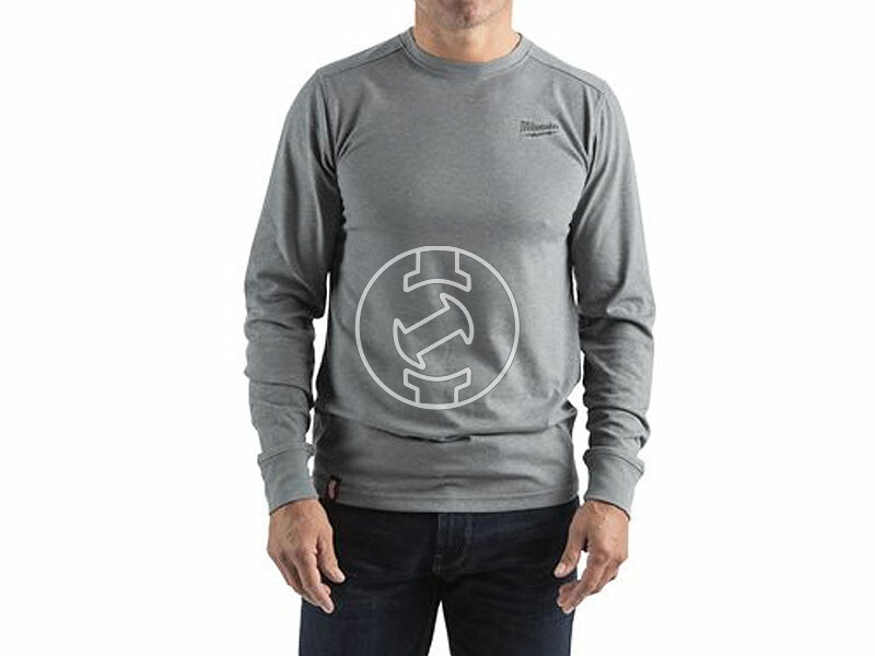 Milwaukee szürke hosszú ujjú póló S méret