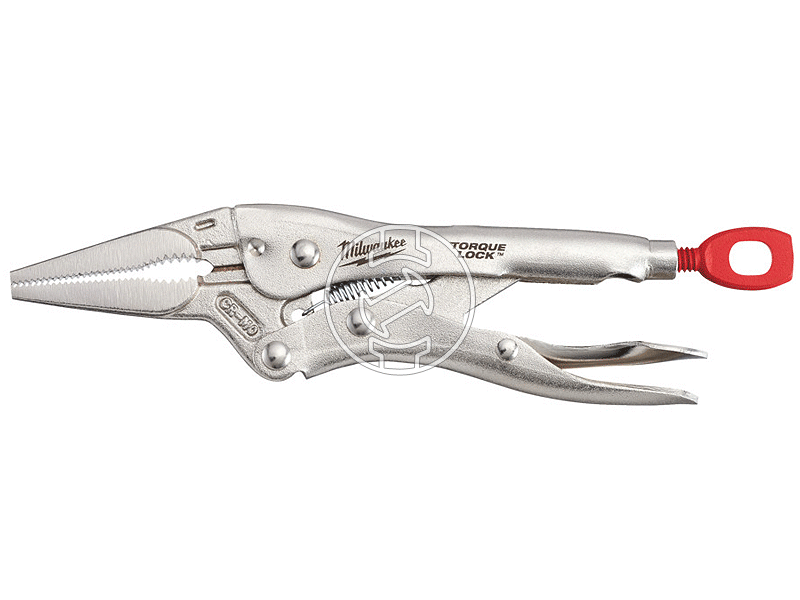 Milwaukee Torque Lock hosszúcsőrű, állítható 6 inch-es önzárófogó
