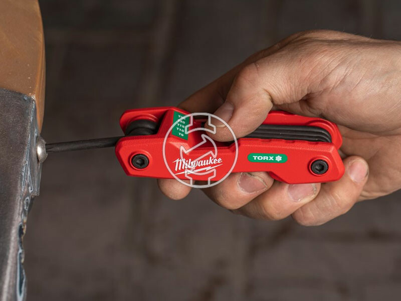 Milwaukee Torx Folding Hex Key imbuszkulcs készlet 8 db