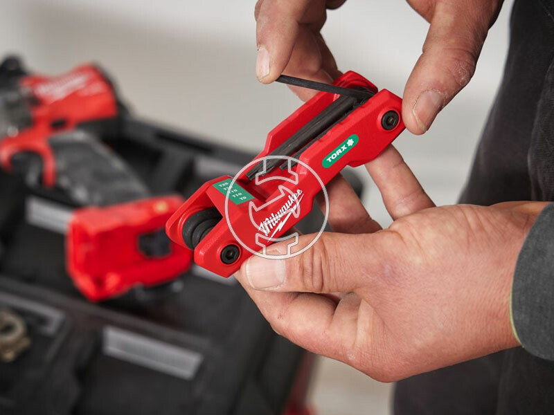 Milwaukee Torx Folding Hex Key imbuszkulcs készlet 8 db