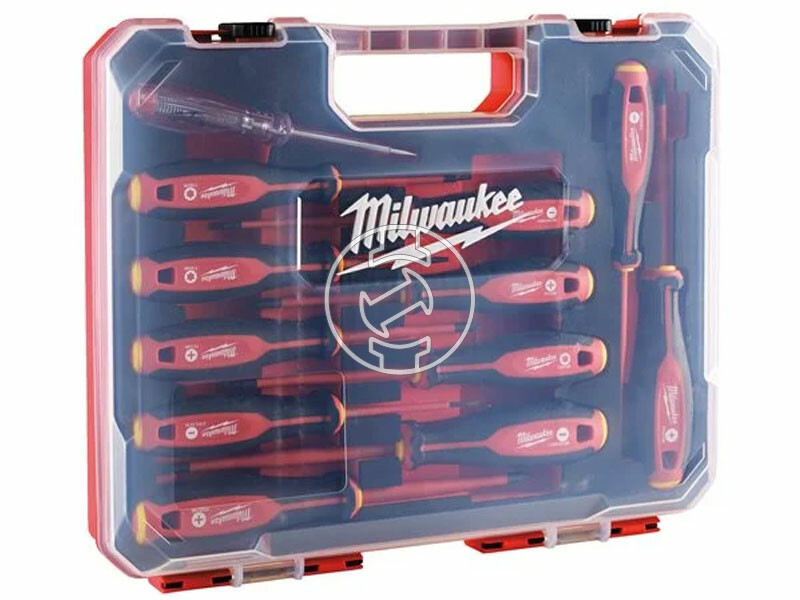 Milwaukee VDE 12 részes szigetelt csavarhúzó készlet