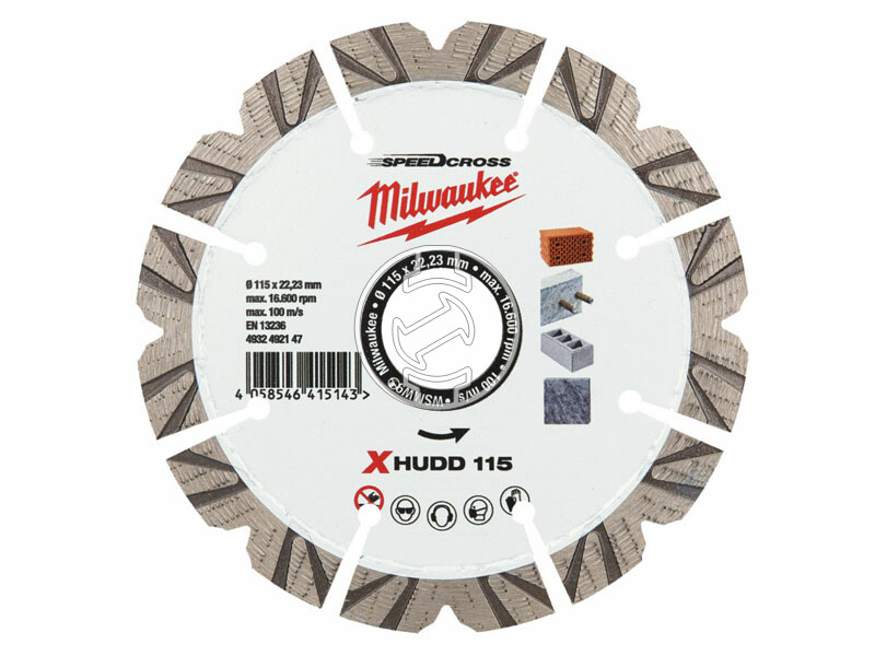 Milwaukee XHUDD 115 mm gyémánt vágótárcsa