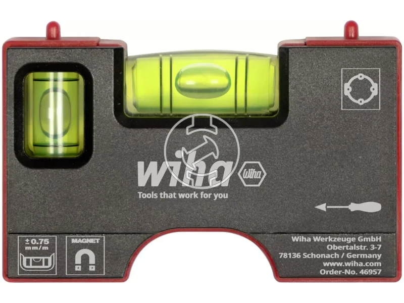 Kép: Mini spirit pocket level.webp