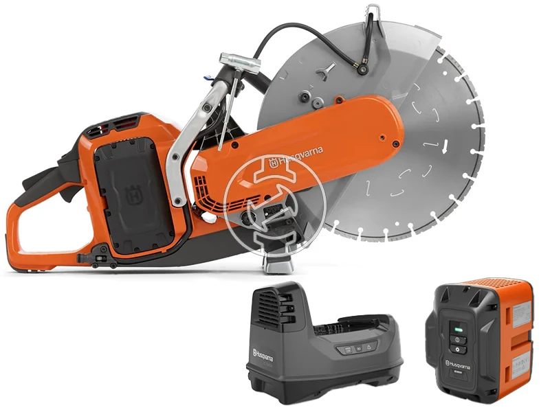 Husqvarna K 1 Pace akkus kézi gyorsdaraboló 93, 6 V | 361 mm | Vágási mélység 145 mm | Szénkefés | 2 x 4 Ah akku + töltő