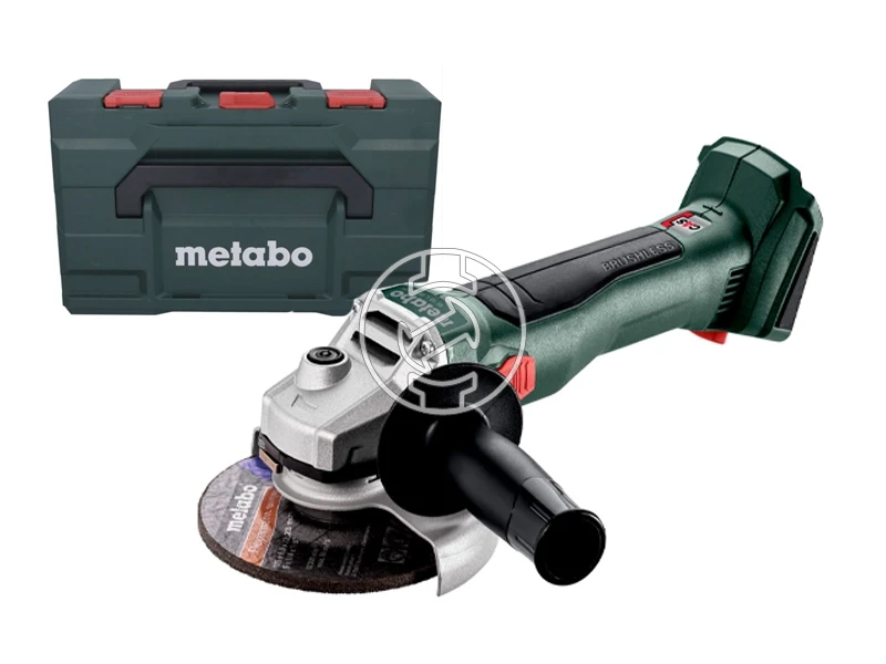 Metabo W 18 L BL 9-125 akkus sarokcsiszoló kofferben