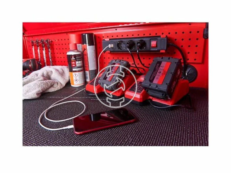 Milwaukee 36 inch/117 cm 10 fiókos acél szerszámos kocsi