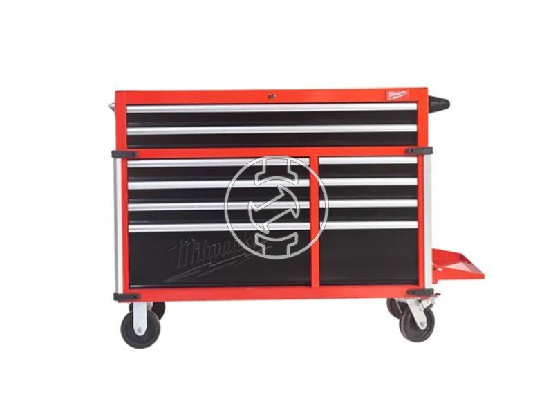 Milwaukee 36 inch/117 cm 10 fiókos acél szerszámos kocsi