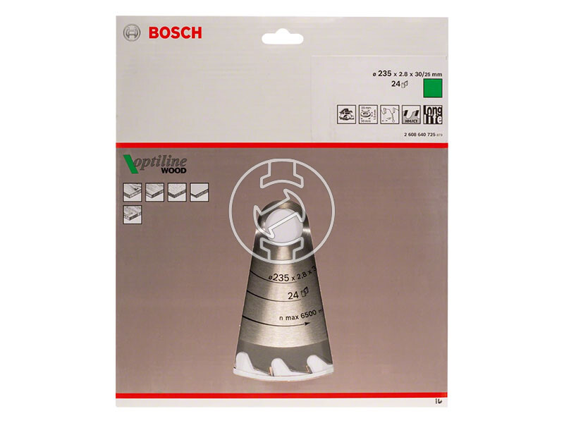 Bosch 235 x 30 x 1,8 mm | fogszám: 24 db | körfűrészlap