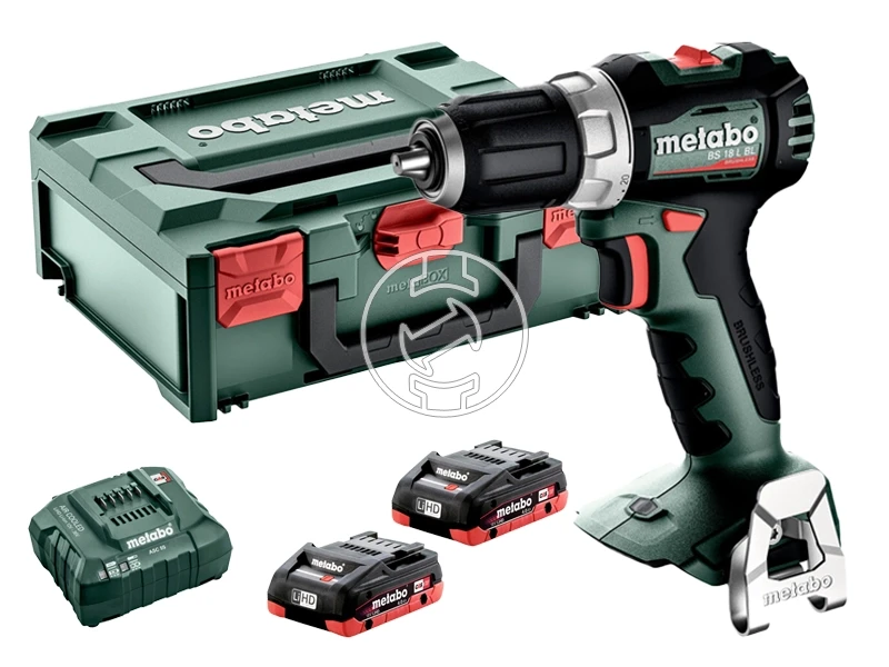 Metabo BS 18 L BL akkus fúrócsavarozó tokmányos 2x4Ah,ASC55, mB145