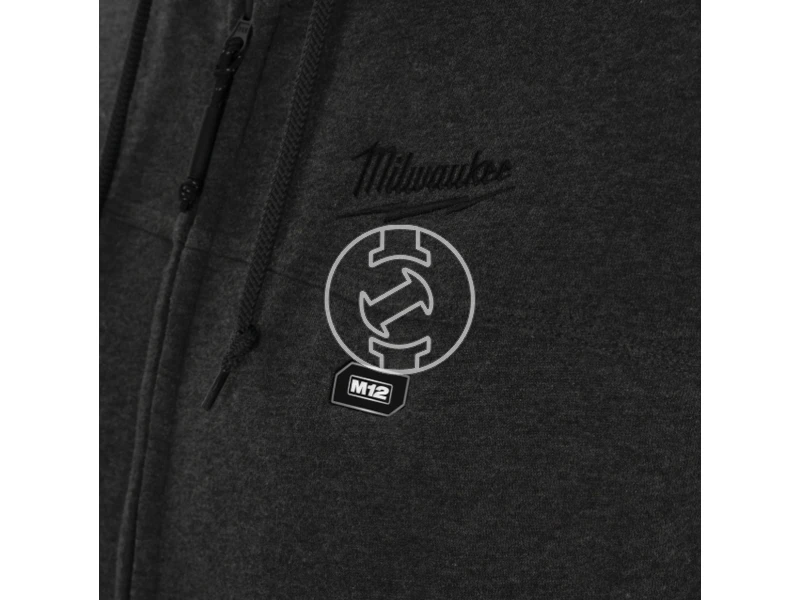 Milwaukee M12HHGREY3-0(2XL) fűthető pulóver
