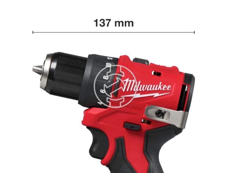 Milwaukee M12BLDDRC Akkus fúrócsavarozó tokmányos