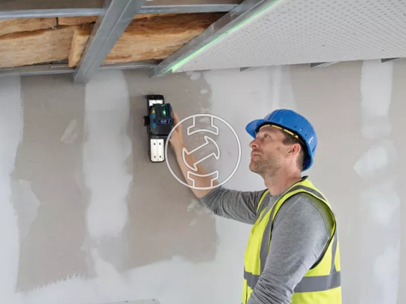 Bosch GCL 12V-50-22 CG pont- és vonallézer RM20 + AA1 + 4x1.5V LR6 AA