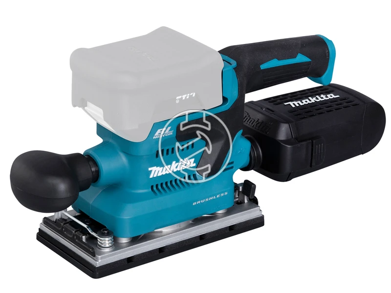 Makita DBO381ZU akkus rezgőcsiszoló 18 V | 93 x 228 mm | Szénkefementes | Akku és töltő nélkül | Kartondobozban