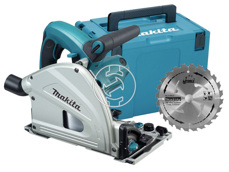 Makita SP6000J elektromos merülő körfűrész 165 x 20 mm | Vágási mélység: 55 mm | 1300 W | MakPac-ban