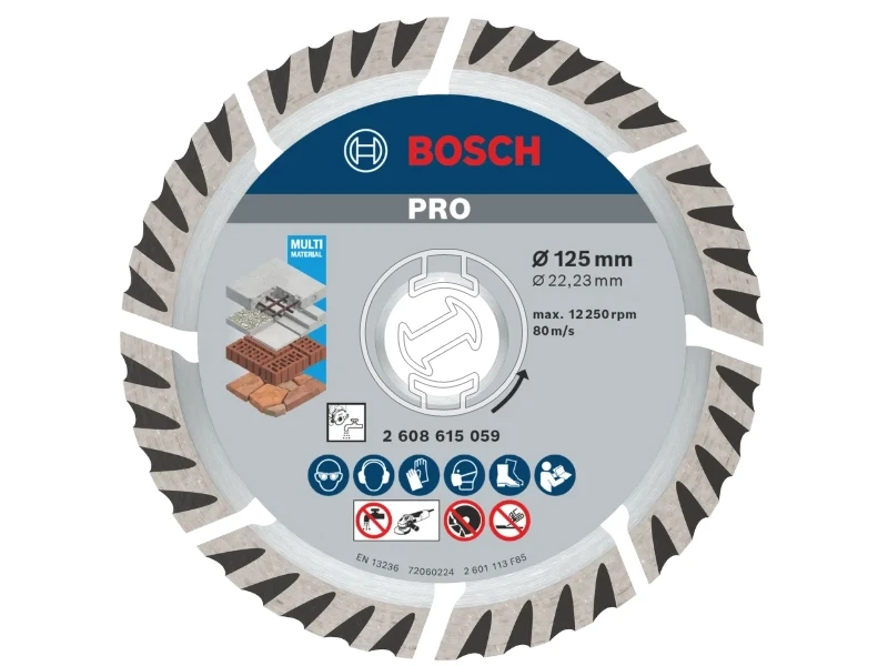 Bosch Diamond Cutting Blad gyémánt vágótárcsa 125 x 22,23 mm