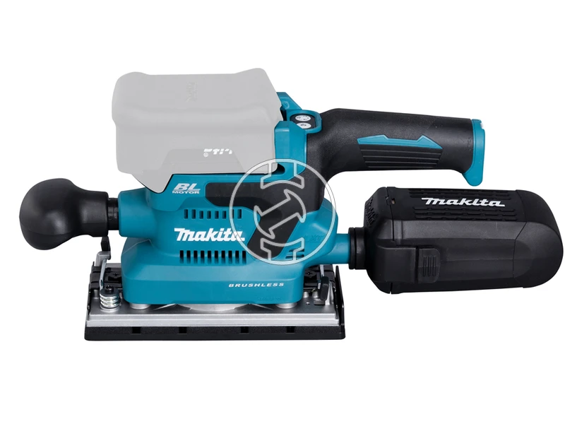 Makita DBO381ZU akkus rezgőcsiszoló 18 V | 93 x 228 mm | Szénkefementes | Akku és töltő nélkül | Kartondobozban