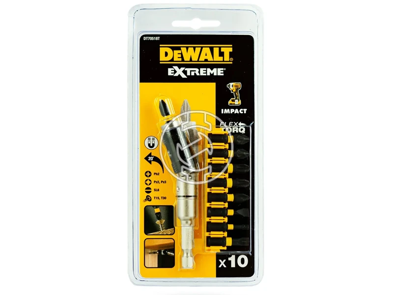 DeWalt bit készlet 10 db