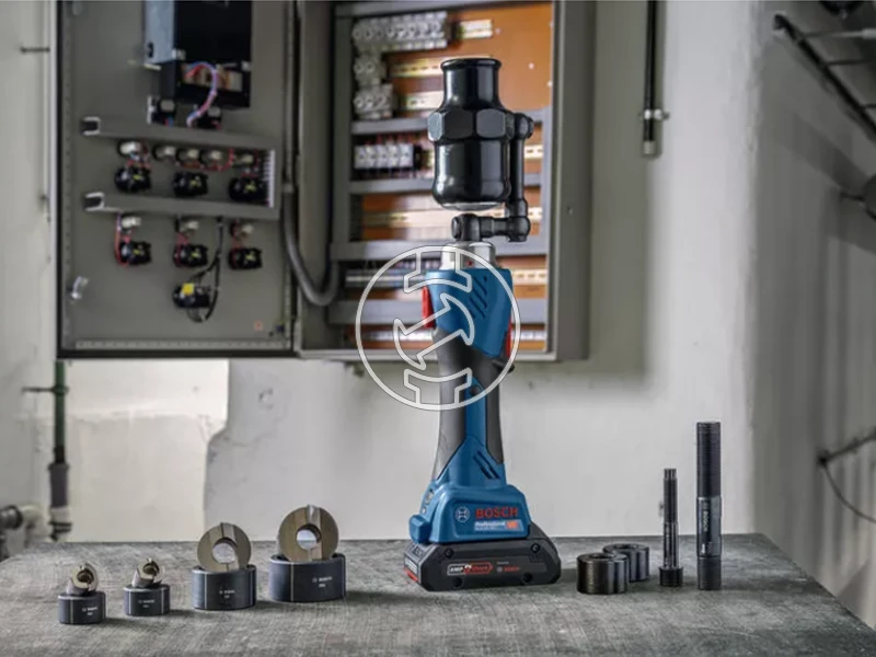 Bosch GLH 18V-60 akkus hidraulikus lemezlyukasztó XL-Boxx