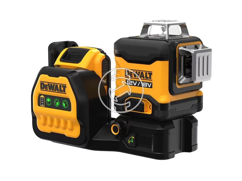 DeWalt DCE089D1G18-QW Zöld vonallézer Hatósugár jelfogóval: 0 - 50 m | 1 x 2 Ah akku + töltő | TSTAK kofferben