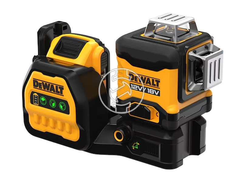 DeWalt DCE089D1G18-QW Zöld vonallézer Hatósugár jelfogóval: 0 - 50 m | 1 x 2 Ah akku + töltő | TSTAK kofferben