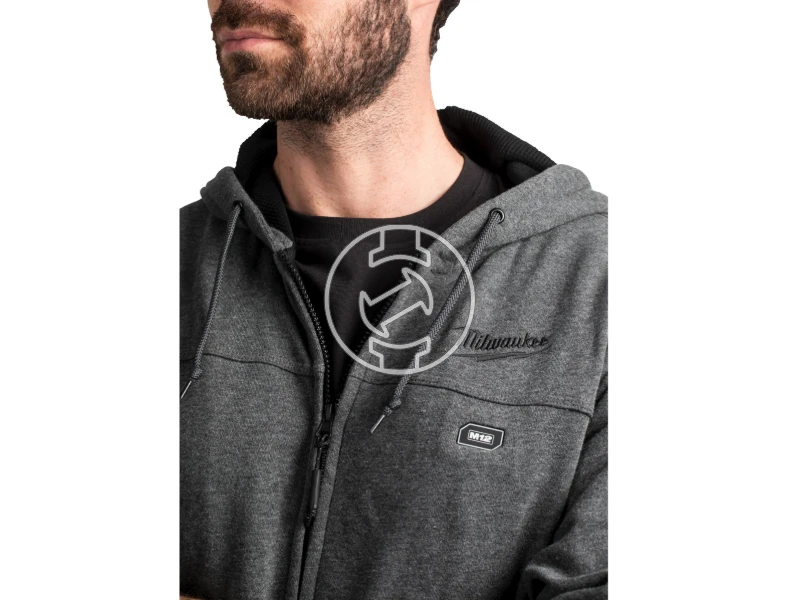 Milwaukee M12HHGREY3-0(2XL) fűthető pulóver