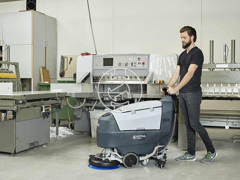Nilfisk SC401B akkus padlótisztító