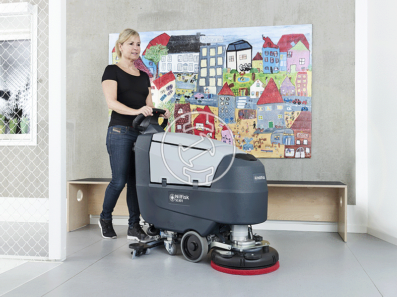 Nilfisk SC401B akkus padlótisztító