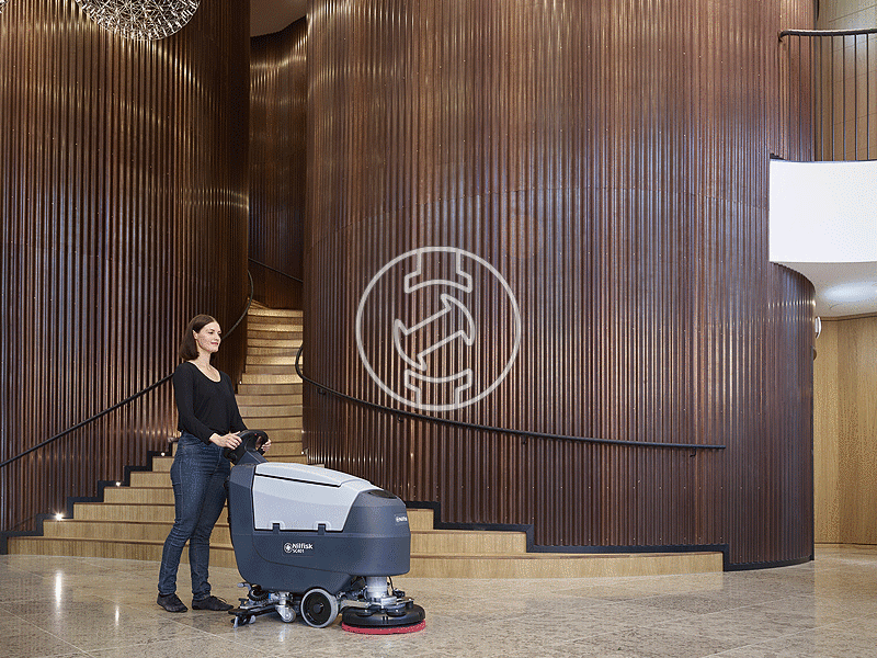 Nilfisk SC401B akkus padlótisztító