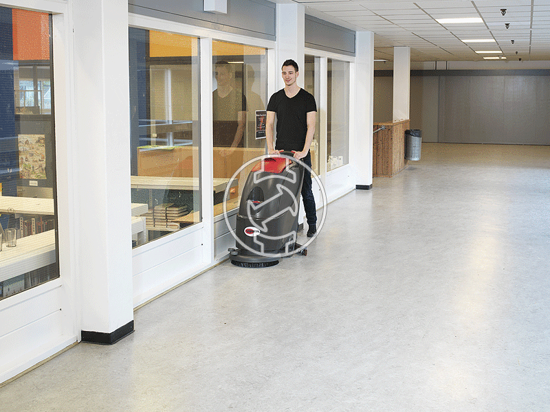 Nilfisk Viper AS 510B akkus padlótisztító