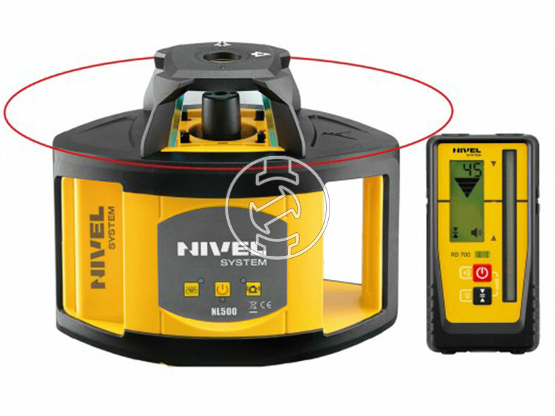 Nivel System NL500 + RD700 + SJJ1 + LS-24 forgólézer