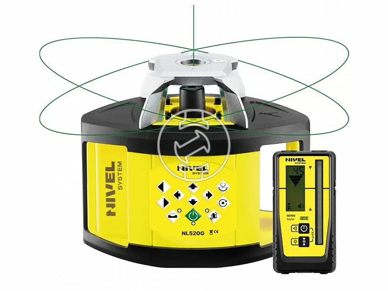 Nivel System NL500G + RD700 + RC5 forgólézer