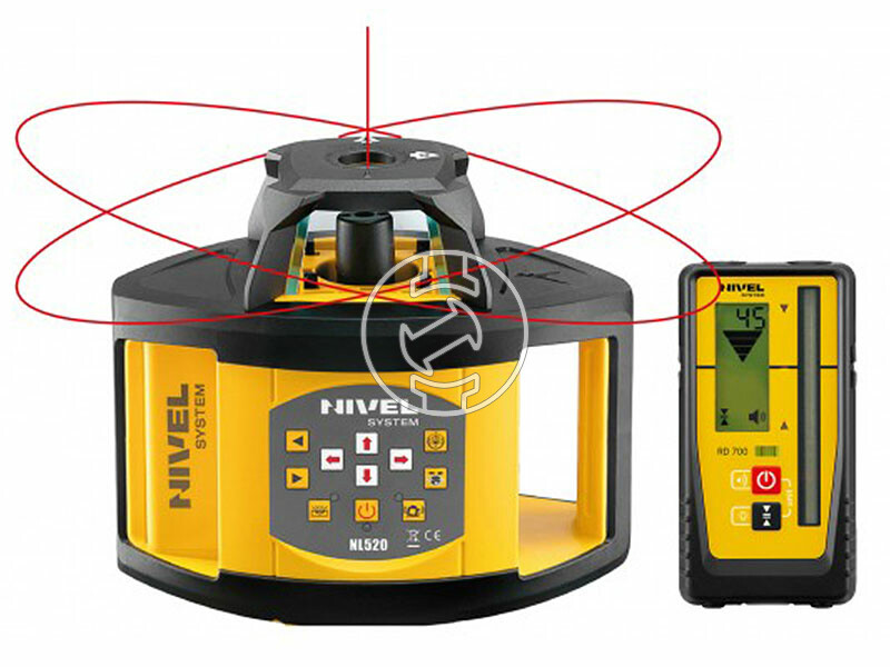 Nivel System NL520 + RD700 + SJJ1 + LS-24 forgólézer