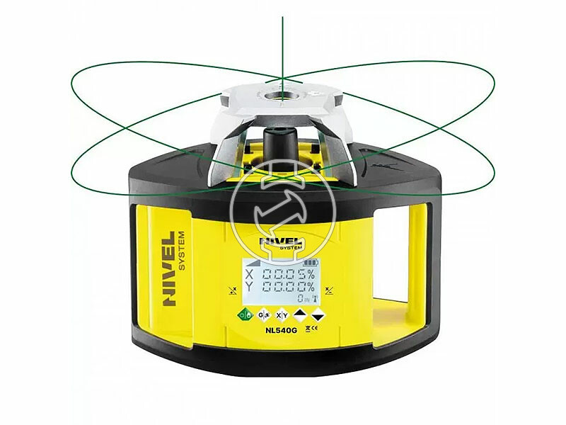 Nivel System NL540G + RD700 + RC-5 DS forgólézer