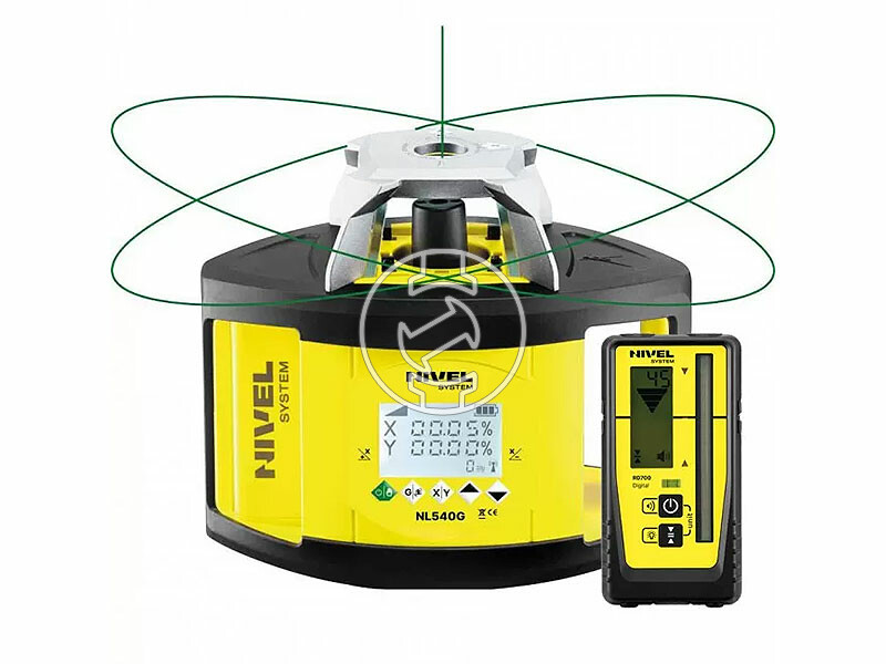 Nivel System NL540G + RD700 + RC-5 DS forgólézer