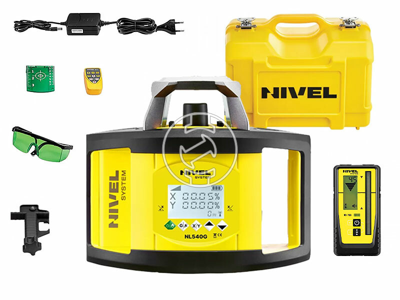 Nivel System NL540G + RD700 + RC-5 DS forgólézer