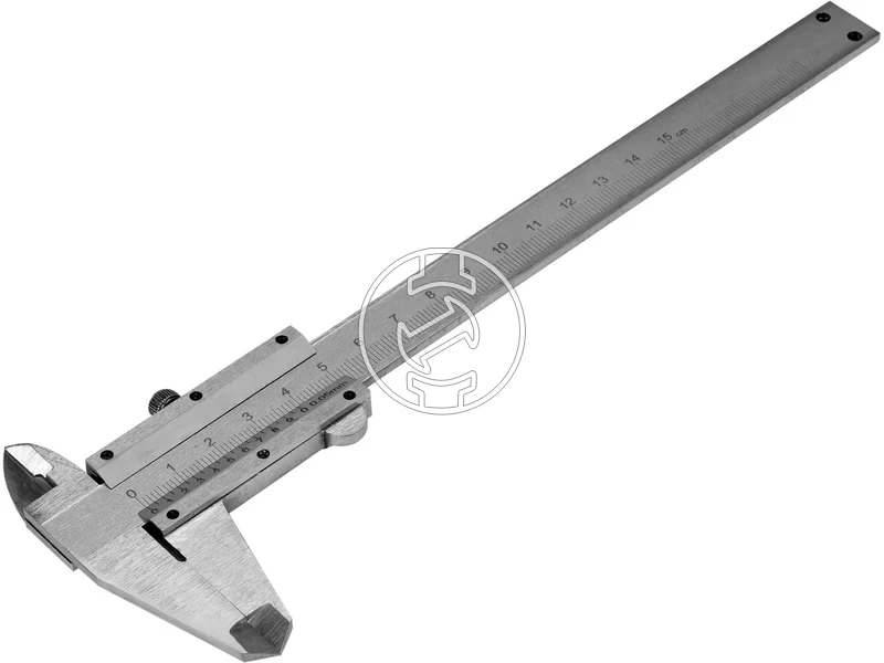 Kép: Noniuszos tolomero rozsdamentes acel INOX 0150 mm 005 mm beosztas.webp