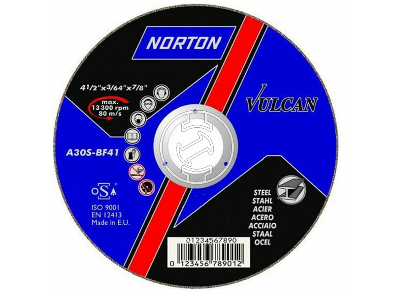 Norton Vulcan A30P-125x6.4x22.23