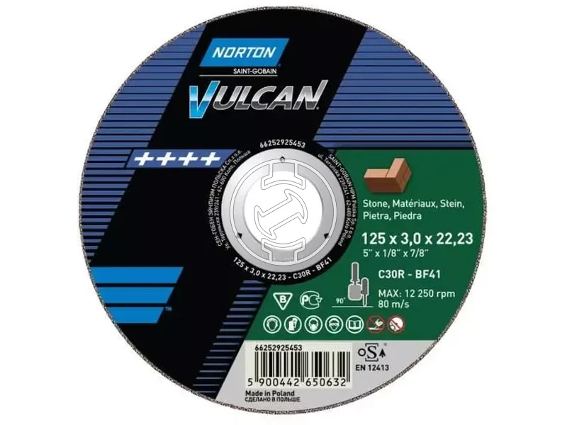 Kép: Norton Vulcan kozet vagotarcsa 125x3.0mm_0.webp
