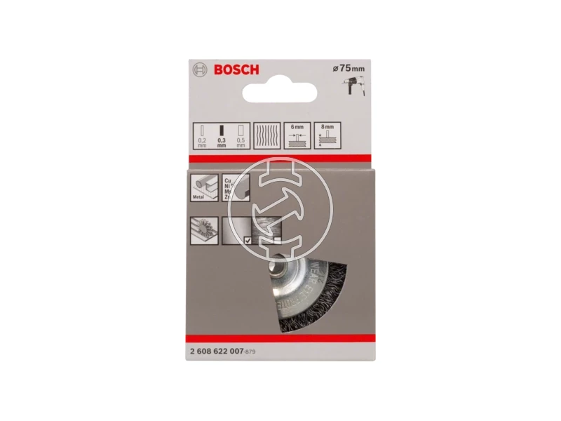 Bosch Clean for Metal 75 x 0,3 mm csapos lapos-drótkorong
