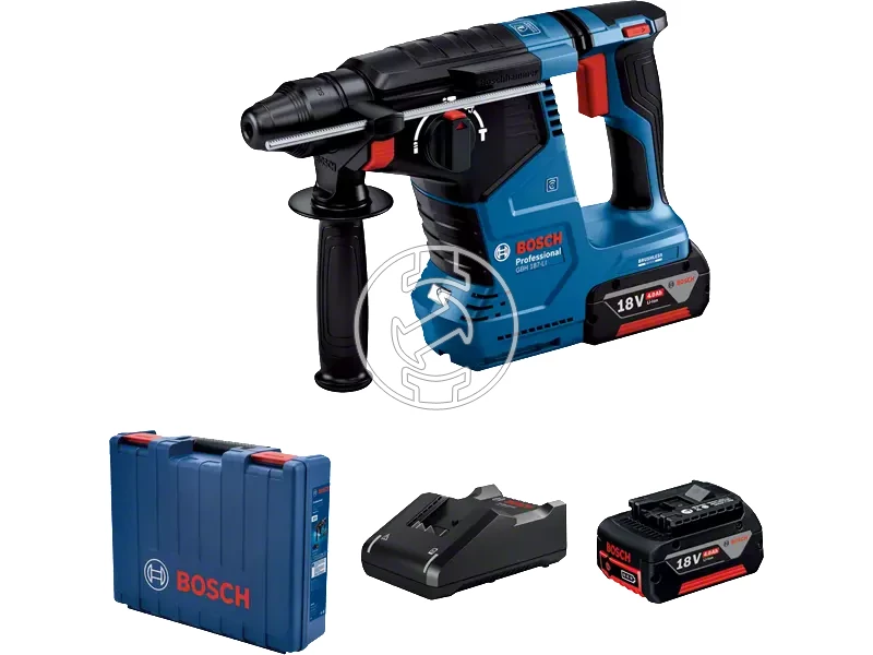 Bosch GBH 187-LI akkus fúrókalapács 2 x 5Ah + töltő, kofferben