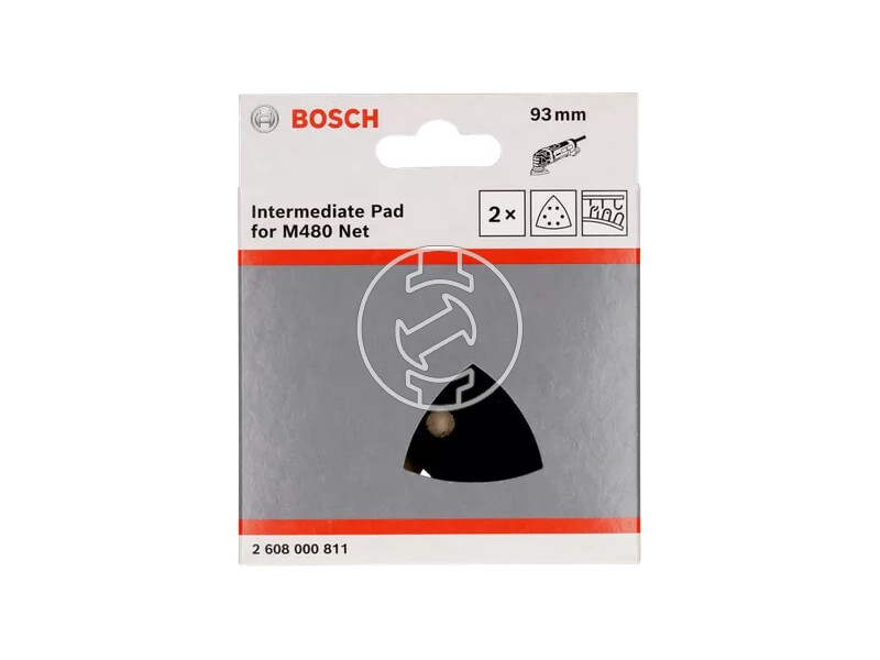 Bosch 93 x 93 mm rezgőcsiszoló delta csiszolótalp 2 db