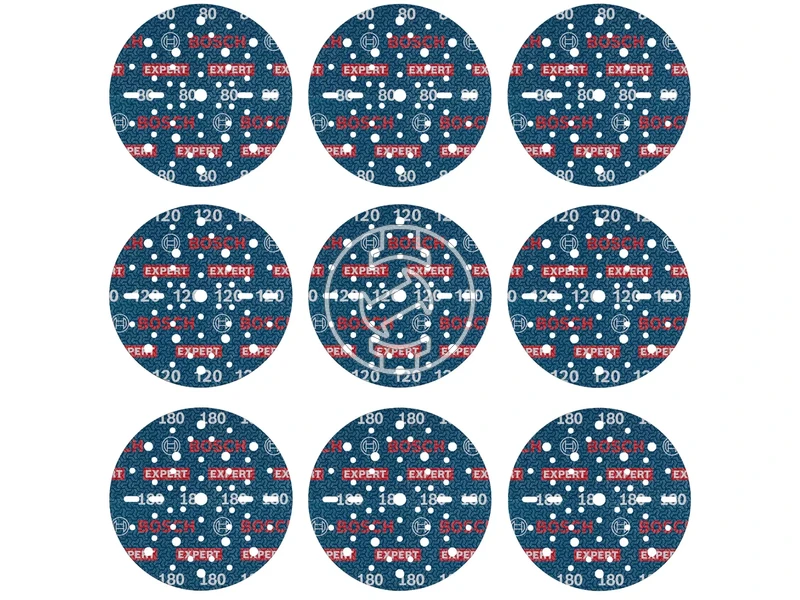 Bosch EXPERT fólia tépőzáras excentercsiszolópapír készlet 150mm 3x80/120/180